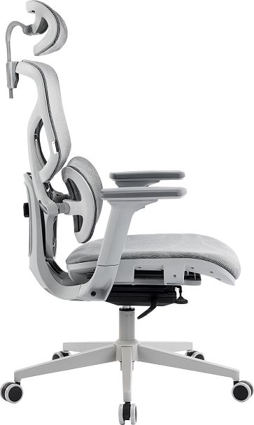 Эргономичное кресло Everprof Alfa Grey (Альфа Грэй) Сетка Серый - Вид 3