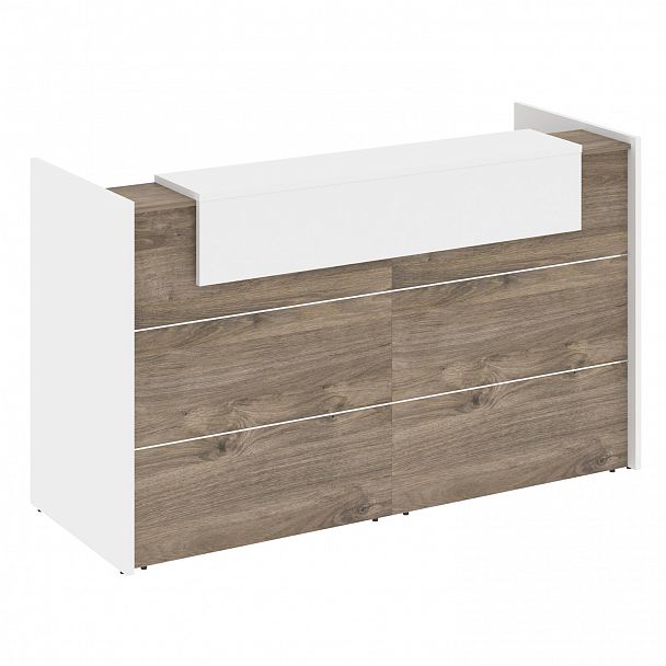 Ресепшн "Onix" O.R-K-6 тиквуд темный/белый - Вид 2