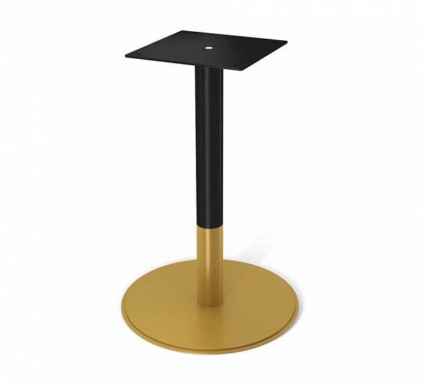 Основание для стола Sheffilton SHT-TU43 черный муар/золото - Вид 1