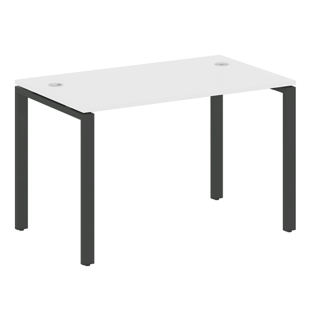 Metal System Стол письменный на П-образном м/к БП.СП-2 Белый/Антрацит металл 1200*720*750 - Вид 1