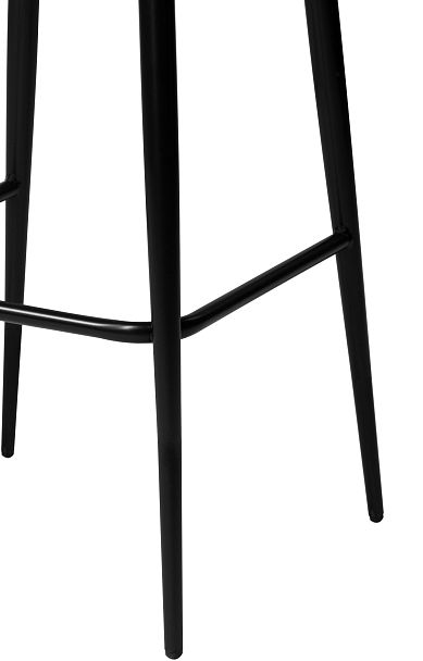 Барное поворотное кресло Барли К, Confetti aquamarine/черный - Вид 12