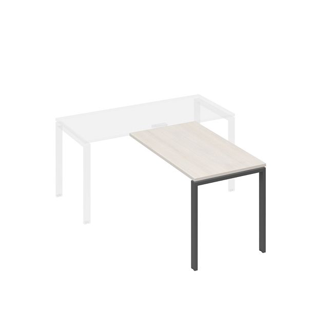 Брифинг-приставка на металлокаркасе UNO A4 А4 Б1 074 БП дуб / металлокаркас антрацит - Вид 1