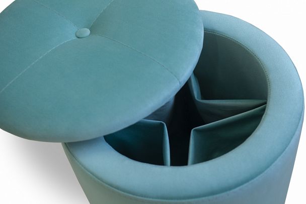 Пуф "Круглый" бирюзовый - Вид 5