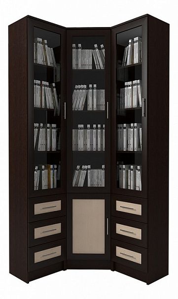 Шкаф книжный Мебелайн-54 - Вид 1