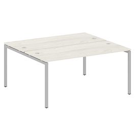 Metal System Quattro Р. ст. на П-образном м/к 40БП.РАС-СП-2.4 Дуб наварра/Серый металл 1600*1475*750 - Фото предпросмотра