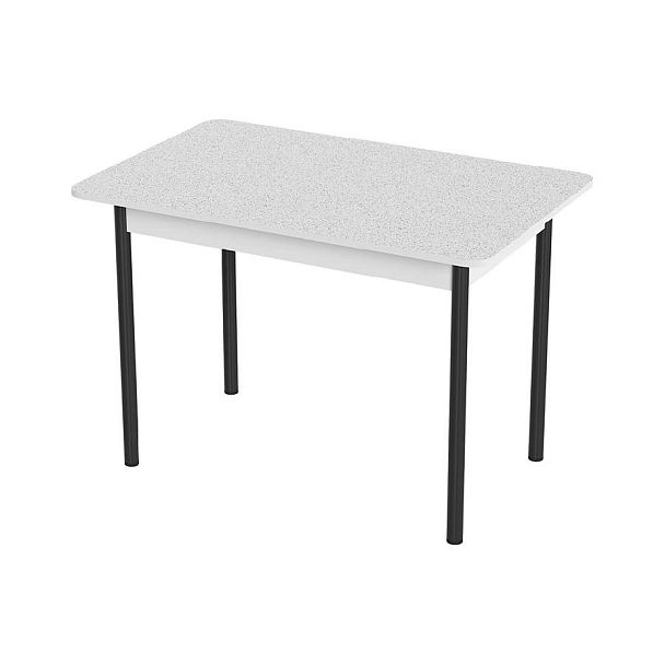 Стол Лион 1 Пластик (Подстолье прямое черное) НЕ ВЫБИРАТЬ Антарес - Вид 1