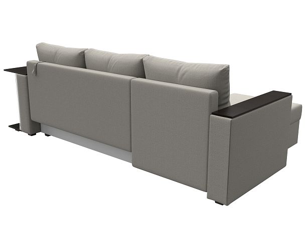 Диван угловой Атланта Лайт левый угол Рогожка бежевый - Вид 5