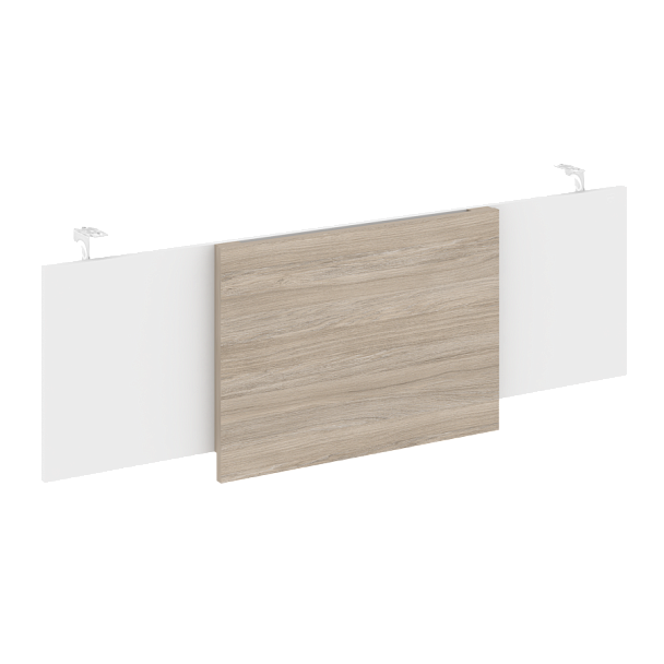 Onix Direct Lux Царга стола руководителя O.M-CSR-4 Белый бриллиант/Дуб аттик/Хром 1340*450*54 - Вид 1