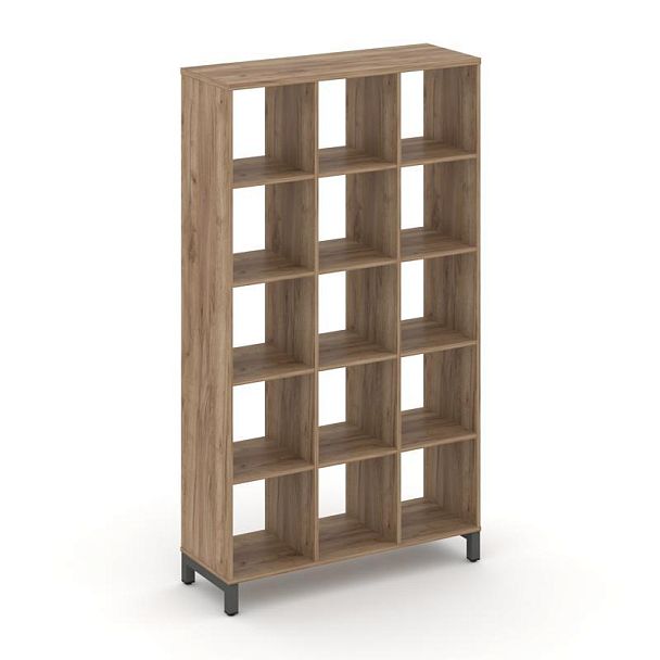 Стайл Проджект Каркас стеллажа 5 яр. SN.KS-530 Дуб Табак/Металл Антрацит 1121*400*1982 - Вид 1