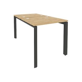 Onix Рабочая станция на П-образном м/к O.MP-D.RS-2.0.7 Тиквуд светлый/Антрацит металл 780*1475*750 - Фото предпросмотра