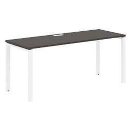 Стол прямой EUST 1767 Мокко/Белый 1760х670х750 EDIS - Фото предпросмотра