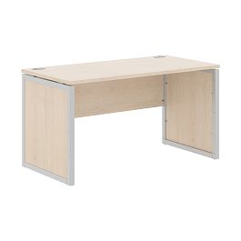 Стол прямой XQPST 147 Бук Тиара/Алюминий 1400х700х750 XTEN-QP - Фото предпросмотра