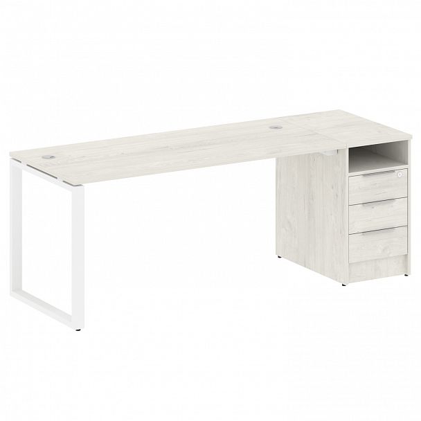 Рабочая станция "Metal System" БО.РС-СТП -1.4 дуб наварра/белый - Вид 1