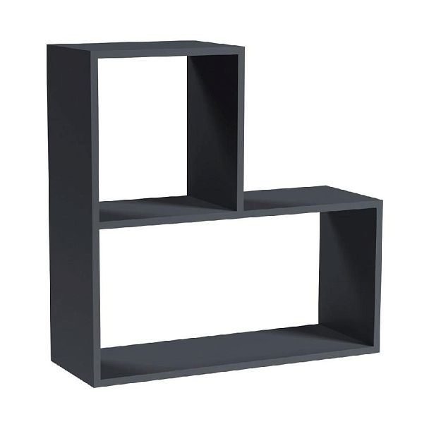 Гостиная Гира навесная полка ГН-1 графит серый - Вид 1