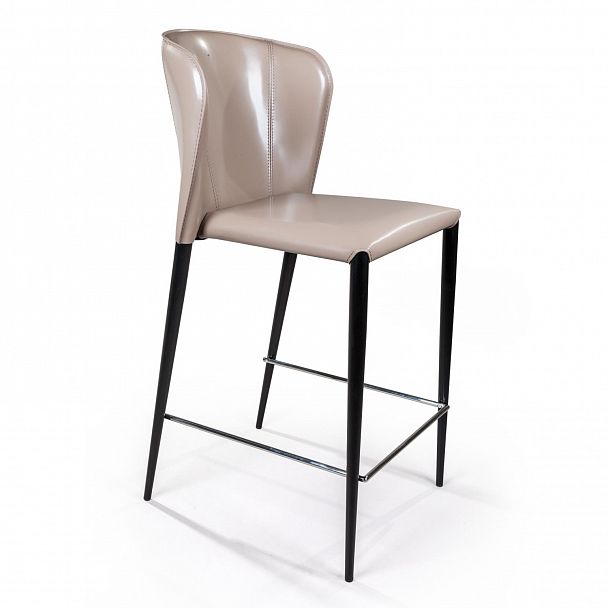 Стул полубарный Albert, кожа капучино - Вид 5