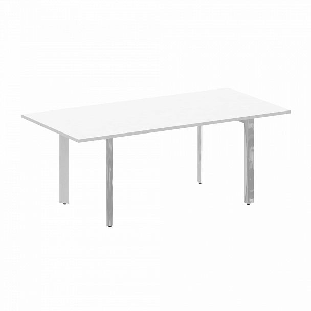 Стол переговорный на П-образном м/к "ONIX DIRECT LUX" M-O.MP-PRG-19 белый - Вид 1