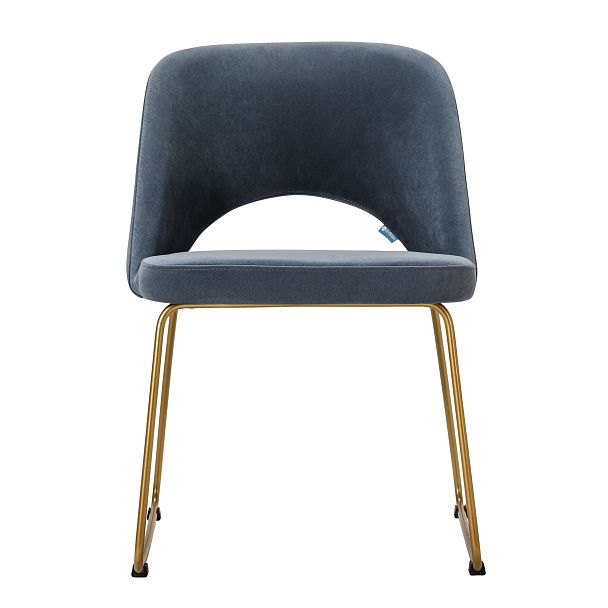 Стул Lars Diag grey/Линк золото - Вид 2