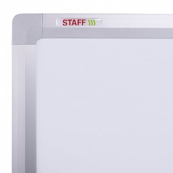 Доска магнитно-маркерная НА СТЕНДЕ 60х90 см, 2-сторонняя, STAFF, 238013 - Вид 5