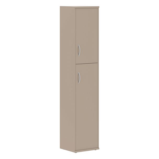 Шкаф колонка с глухой малой и средней дверьми СУ-1.8(R) Мокачино 406х365х1975 IMAGO - Вид 1