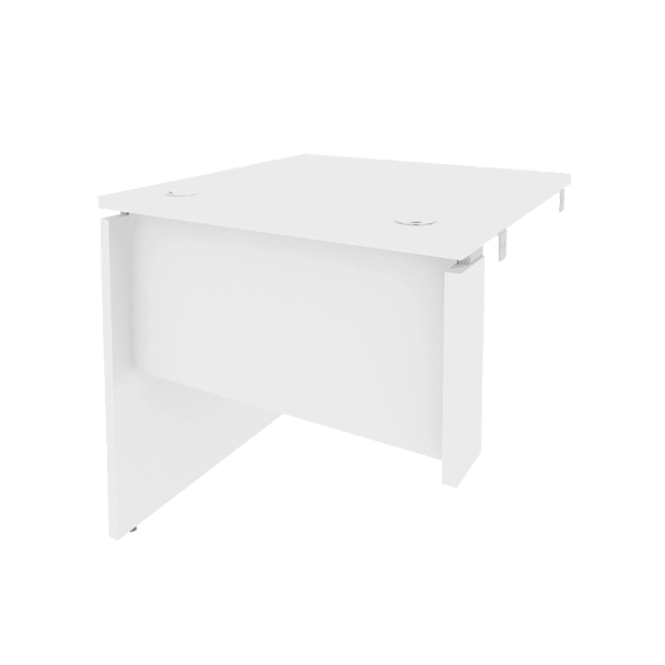 Onix Стол-приставка левый к опорным элементам O.SPR-0.8 (L) Белый бриллиант 780*800*750 - Вид 1
