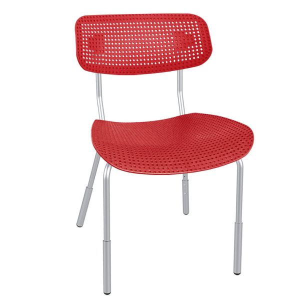 Стул Sheffilton SHT-S85PB-1 красный/красный/хром лак - Вид 2