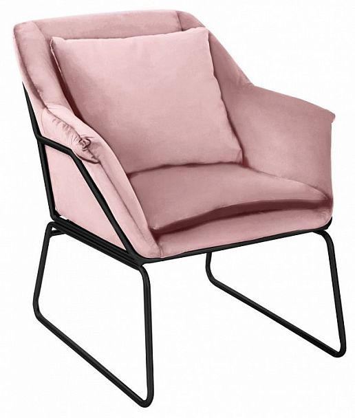 Кресло с пуфом Alex розовое - Вид 2