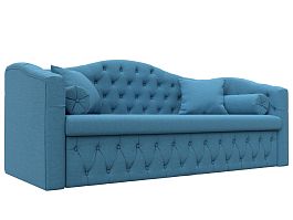 Диван детский прямой Мечта Рогожка голубой - Фото предпросмотра