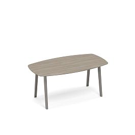 Стол для переговоров овальный METAL Time metal ТМ М1 146 вяз либерти - Фото предпросмотра