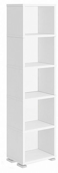 Стеллаж-колонка Домино СБ-15/5 Белый - Вид 1
