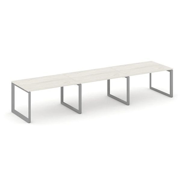 Style Project Next Стол переговорный SN-59O.SPRG-021.3 Дуб Наварра/Металл Серый 2940*980*750 - Вид 1