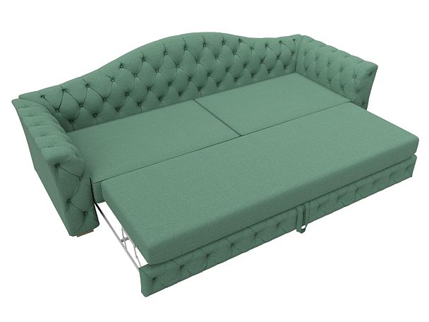Диван прямой Артис Рогожка зеленый - Вид 7