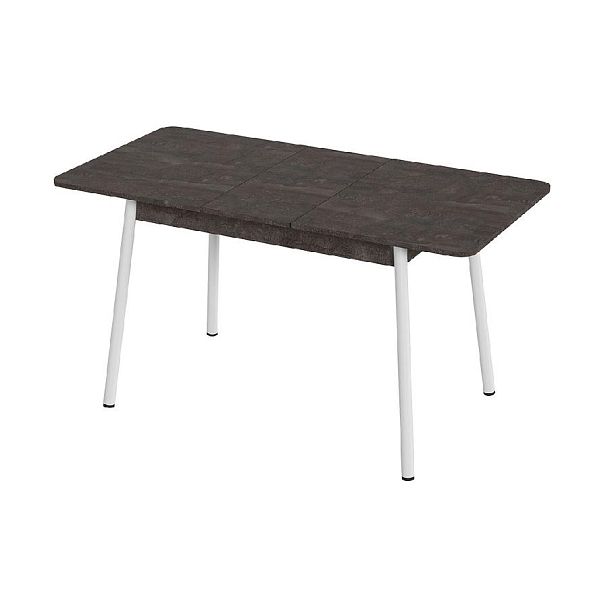 Стол Лион 2 ЛДСП (Подстолье косое белое) НЕ ВЫБИРАТЬ Железный камень - Вид 2