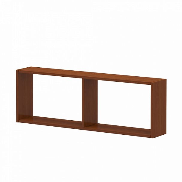 Полка книжная "Система-M" ПК-КПЛ-ПЛКН110х41-В1-35 миланский орех светлый - Вид 1