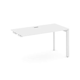 Style Project Next Стол-приставка к опор. элем. SN-59P.OPRS-002 Белый/Металл Белый/Белый Заглушка 1180*600*750 - Фото предпросмотра