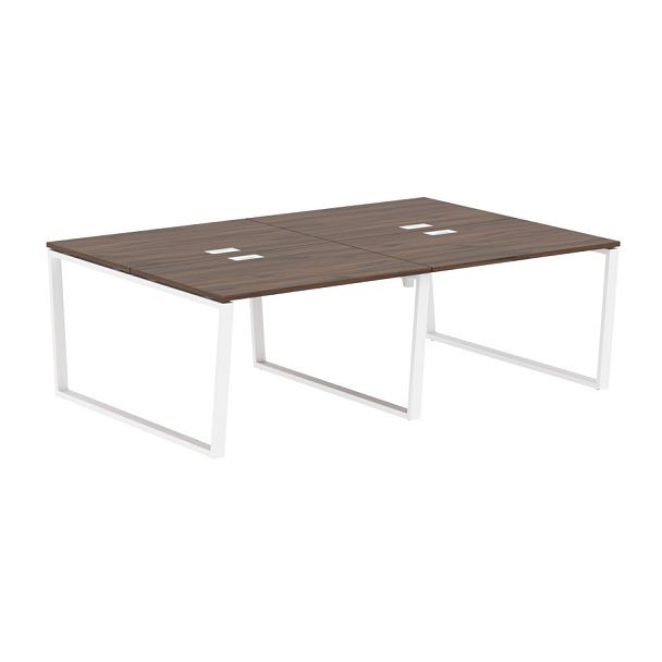 Стол 4-х местный EVWST 2316 Дуб Денвер тёмный/Белый 2326х1606х750 EDIS - Вид 1