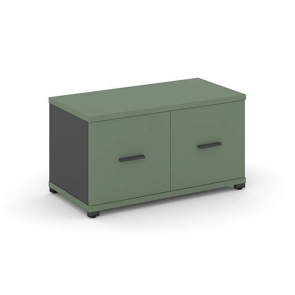 Concept Шкаф 1 широкая секция, 1 ниша CN.STS-113 A Кобо/Антрацит/Металл Антрацит 836*420*450 - Вид 1