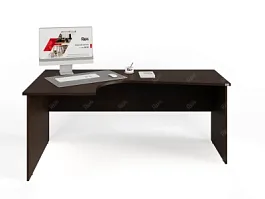 UNITY PC4-18 L ВЕНГЕ Офисный стол угловой Левый 1800х1100х750 - Фото предпросмотра