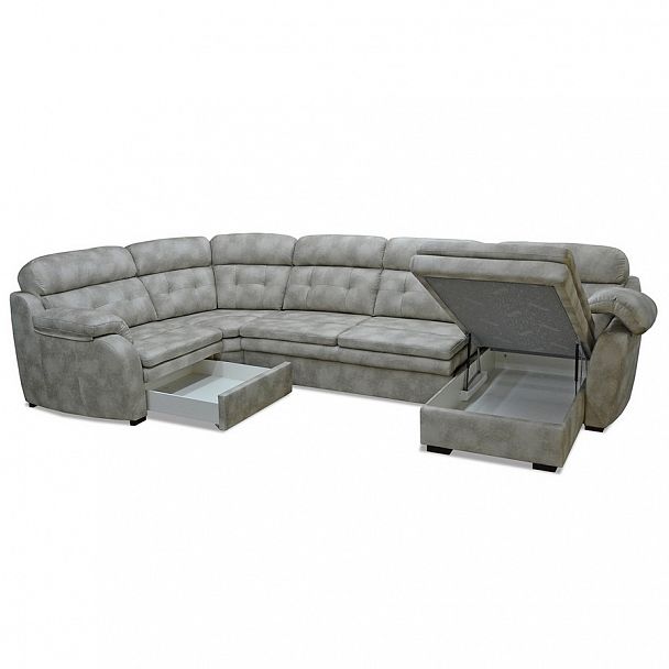 Угловой диван "Палермо" кожа - Вид 2