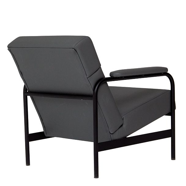 Кресло Kingston, экокожа Cayenne 1119, каркас металл RAL черный муар - Вид 4