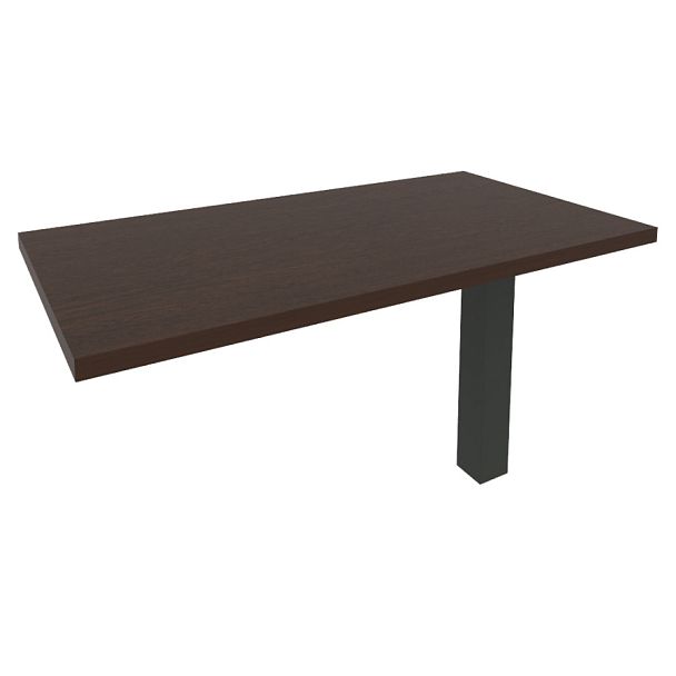 First Брифинг-приставка KB-5 Венге/Антрацит опора 1300*700*765 - Вид 1