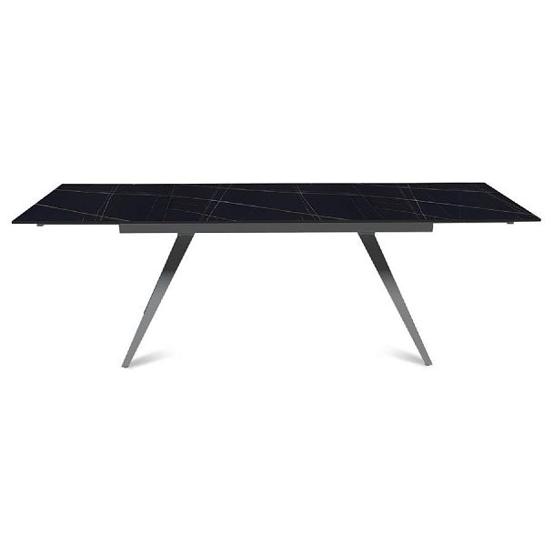 Стол раскладной Asti (160+40+40), керамика матовая Black Gold - Вид 5