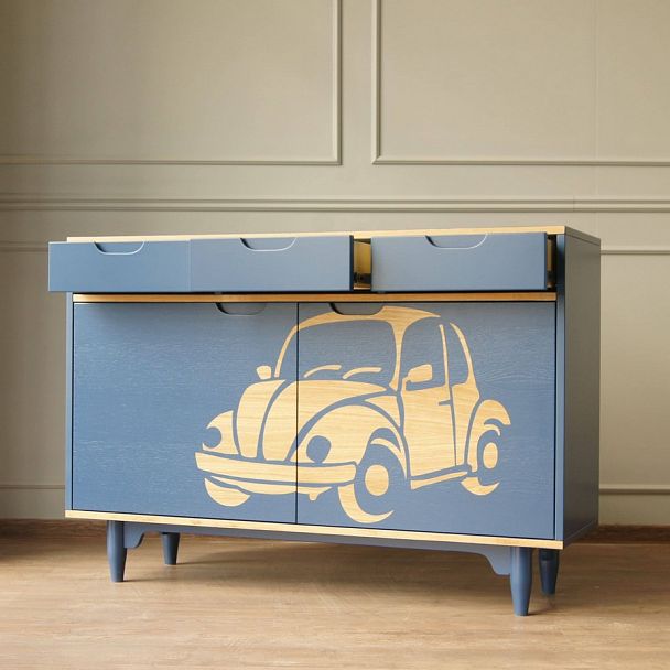 Комод с машиной "Travel" TRV04B - Вид 3