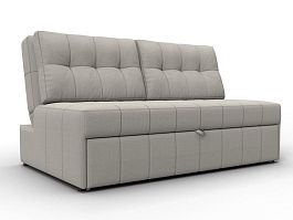 Диван прямой Лига-107 (140) Рогожка бежевый - Фото предпросмотра