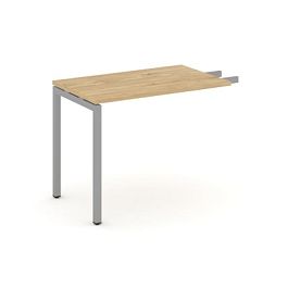 Стайл Проджект Брифинг-приставка SN-4P.BR-003 Тиквуд Светлый/Металл Серый 980*600*750 - Фото предпросмотра