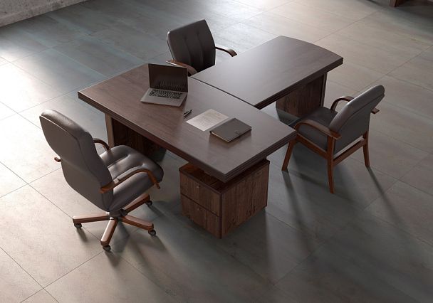 Стол письменный Capital 220x100x77 дуб апрельский - Вид 11