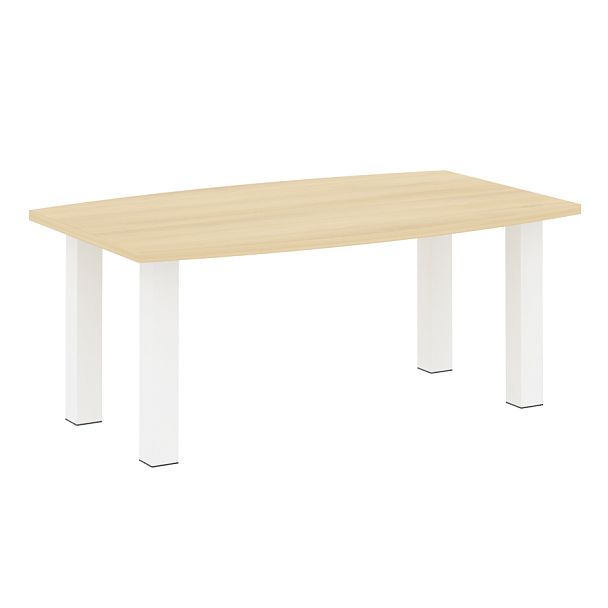 Yalta Стол переговорный LT.SP-3 Акация/Белые опоры 1800*1100*750 - Вид 1