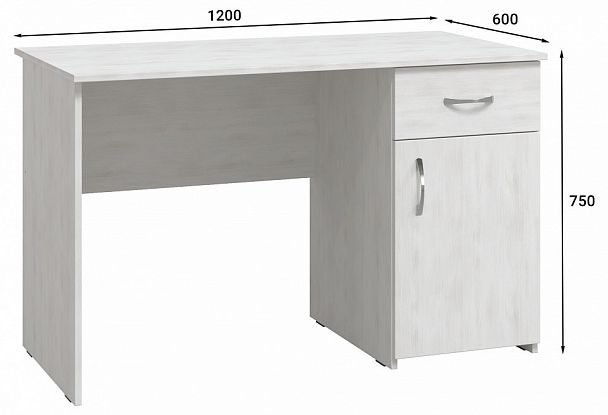 Стол письменный Эконом Стандарт С-113К - Вид 2