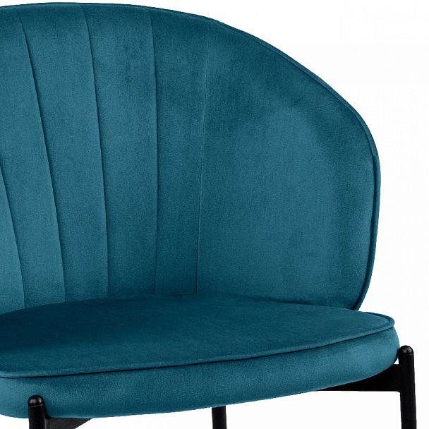 Комплект кухонных стульев Миэль изумрудный велюр/черный, 2 шт. - Вид 8