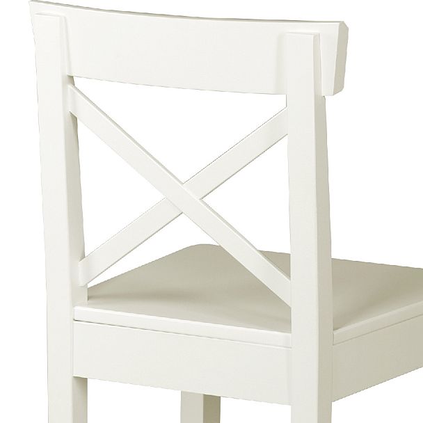 Стул полубарный деревянный с жестким сиденьем Бергольф Слоновая кость - Вид 8