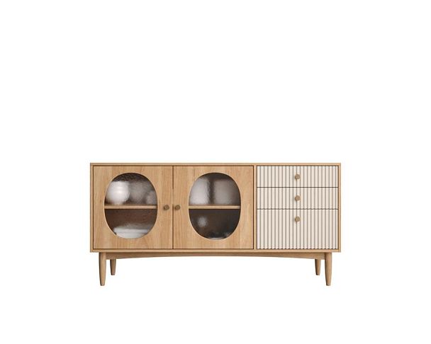 Комод Bubble с двумя дверками и тремя ящиками арт BBL05 - Вид 1